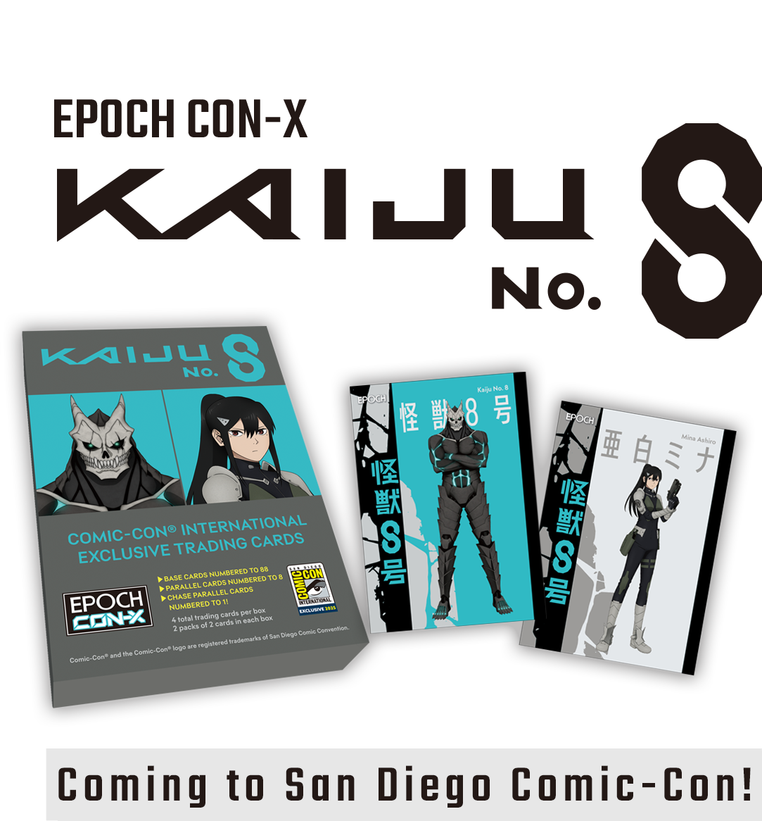 EPOCH TRADING CARDS EPOCH CON-X KAIJU No.8 Coming to San Diego Comic-Con!